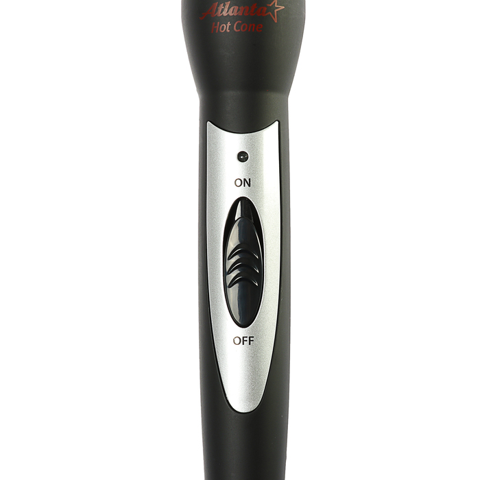 Плойка Atlanta ATH-6650, 25 Вт, конусная, керамическое покрытие, красная