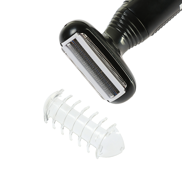 Триммер Vitek VT-2552 BK, регулировка длины, 3 насадки, от батарейки, черный