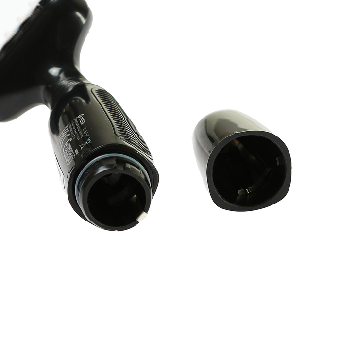 Триммер Vitek VT-2552 BK, регулировка длины, 3 насадки, от батарейки, черный