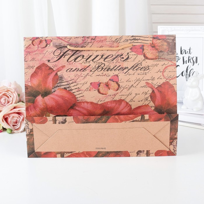 Пакет крафт 30 х10 х 25 см