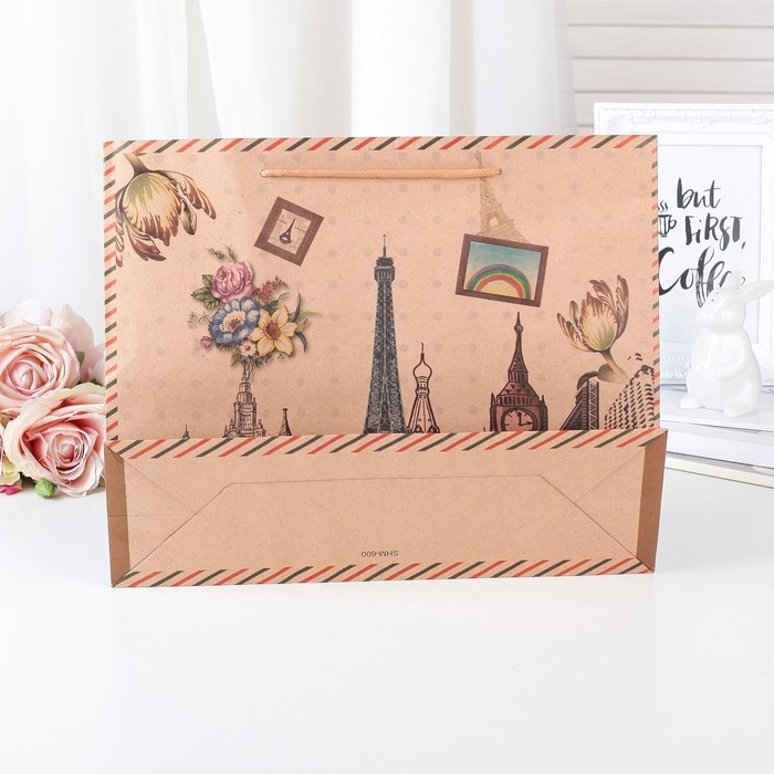 Пакет крафт 30 х10 х 25 см