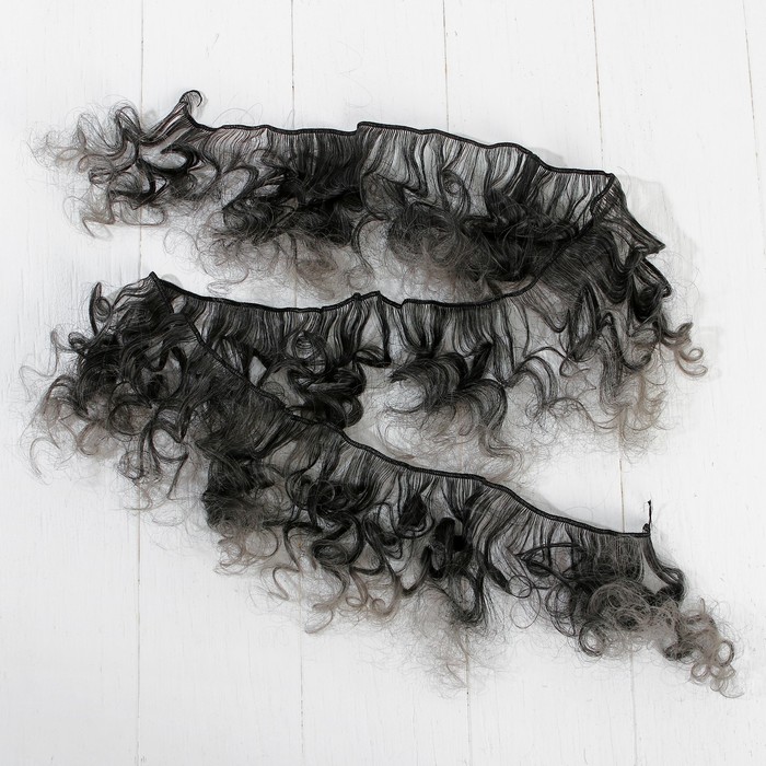 Волосы - тресс для кукол "Кудри" длина волос 15 см, ширина 100 см, №LSA063