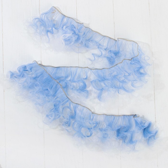 Волосы - тресс для кукол "Кудри" длина волос 15 см, ширина 100 см, №LSA011