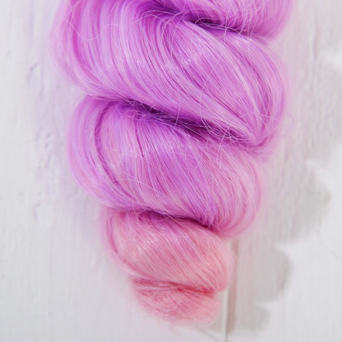 Волосы - тресс для кукол "Кудри" длина волос 15 см, ширина 100 см, №LSA024