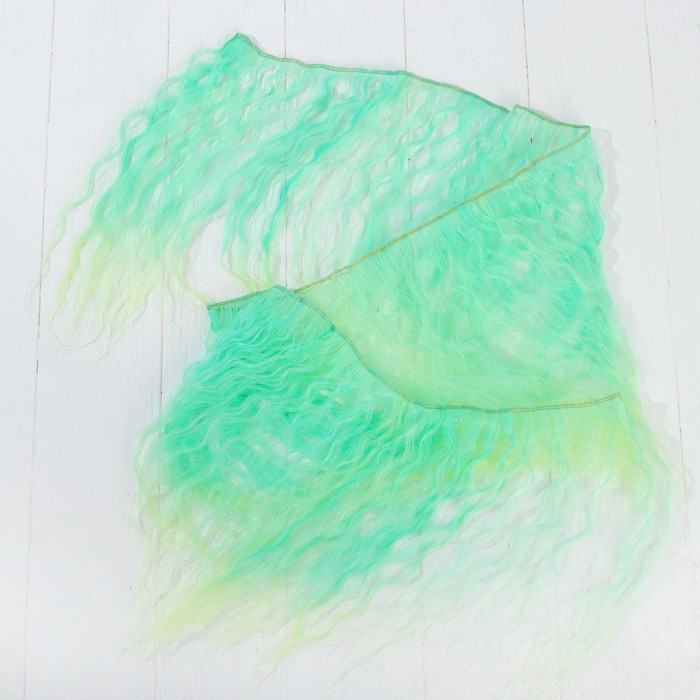 Волосы - тресс для кукол "Волны" длина волос 25 см, ширина 100 см, №LSA029