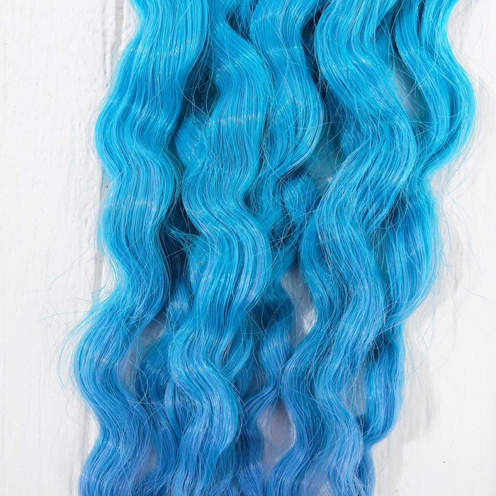 Волосы - тресс для кукол "Волны" длина волос 25 см, ширина 100 см, №LSA032