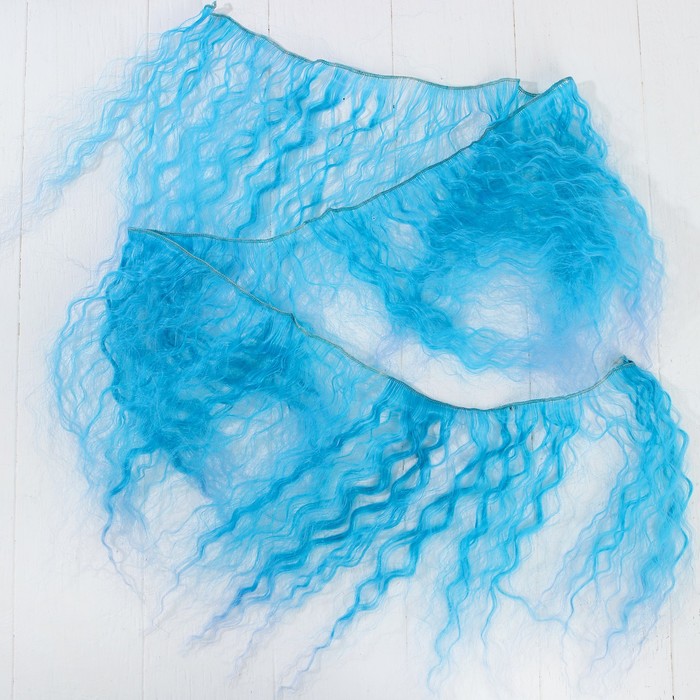 Волосы - тресс для кукол "Волны" длина волос 25 см, ширина 100 см, №LSA032