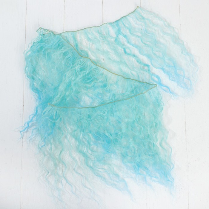 Волосы - тресс для кукол "Волны" длина волос 25 см, ширина 100 см, №LSA041