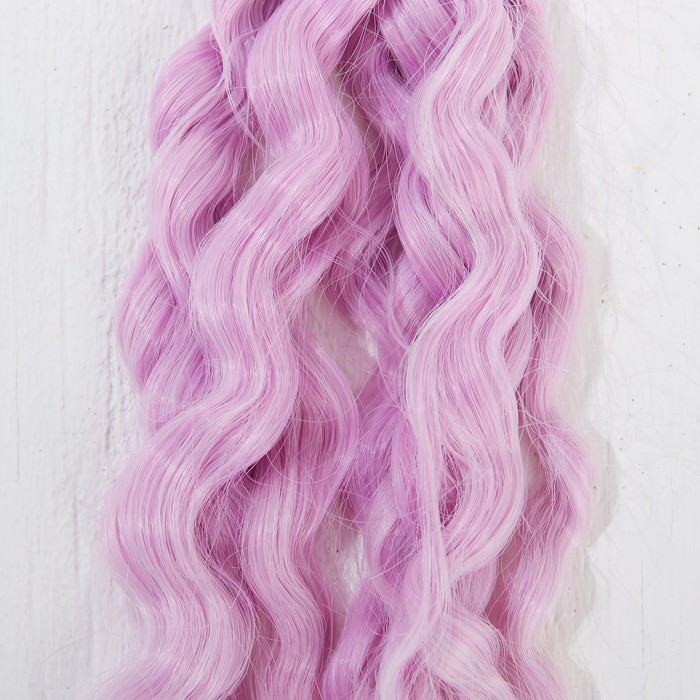 Волосы - тресс для кукол "Волны" длина волос 25 см, ширина 100 см, №LSA004