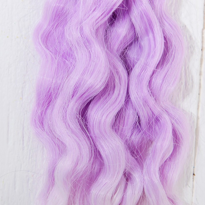 Волосы - тресс для кукол "Волны" длина волос 25 см, ширина 100 см, №LSA026