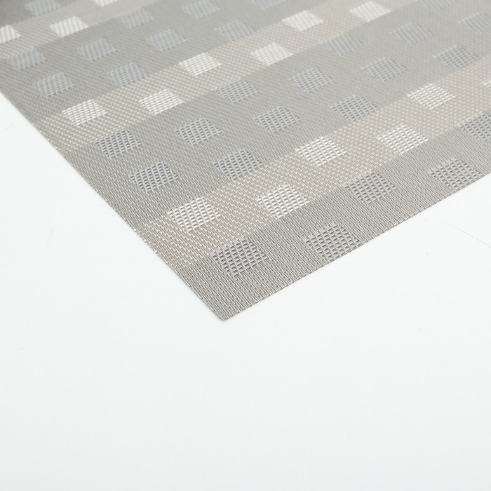 Салфетка кухонная "Квадратики" 46х30 см, цвет серый