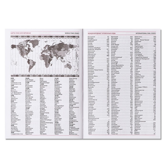 Ежедневник недатированный А5, 320 страниц, Вивелла, красный