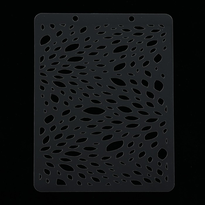 Трафарет пластик "Текструа. Хризантема" 12,5 х17 см