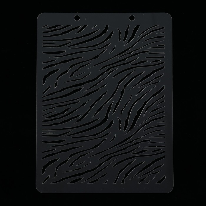 Трафарет пластик "Зебра" 12,5 х17 см