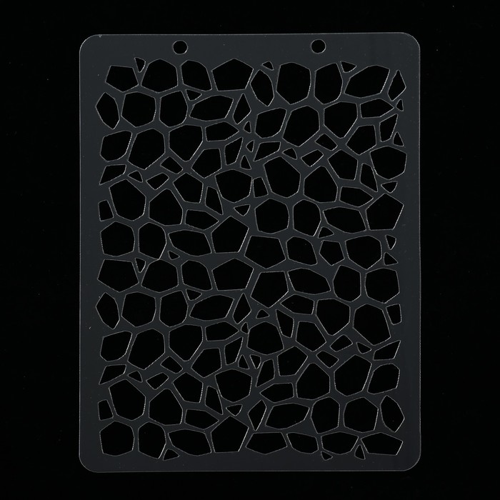 Трафарет пластик "Брусчатка" 12,5 х17 см