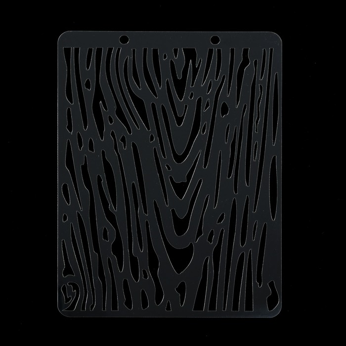 Трафарет пластик "Текстура дерева" 12,5 х17 см