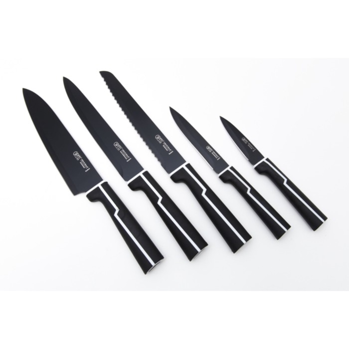 Набор кухонных ножей на подставке Gipfel, 6 предметов