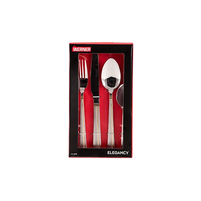 Набор столовых приборов WERNER ELEGANCY, 24 предмета