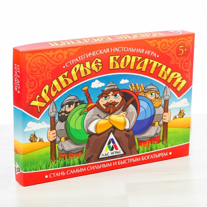Настольная игра стратегическая &quot;Храбрые богатыри&quot;