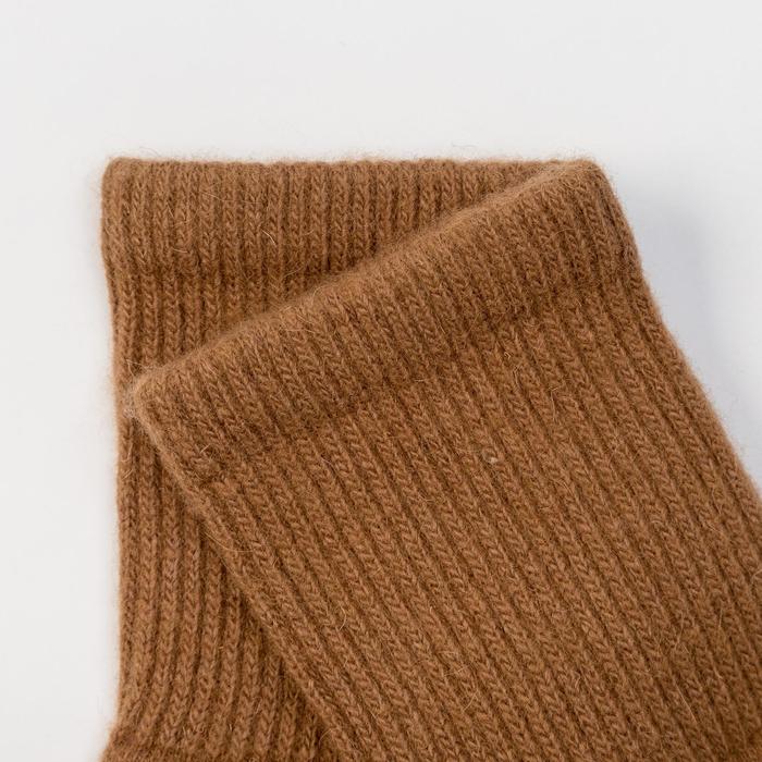 фото Носки мужские из монгольской шерсти, цвет рыжий, размер 27 (40-42) тод