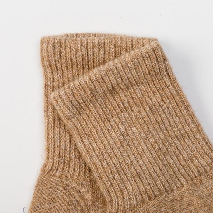 Носки женские из шерсти верблюда 01102 цвет бежевый, р-р 25 (37-39)