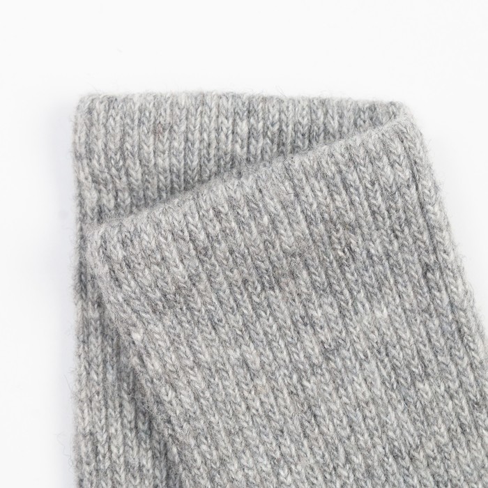 Носки женские из шерсти яка 01103 цвет серый, р-р 25 (37-39)