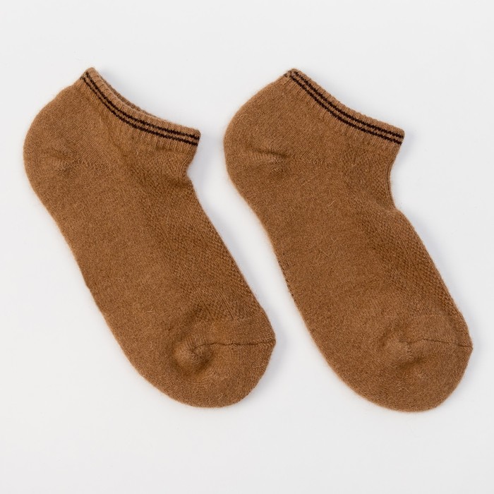 Носки женские из шерсти верблюда 01110 цвет рыжий, р-р 23 (35-36)