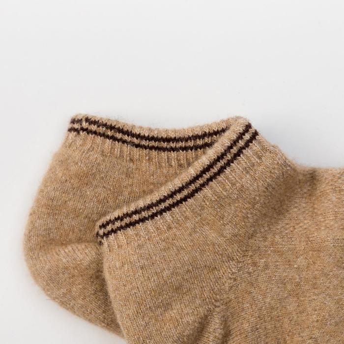 Носки женские из шерсти верблюда 01111 цвет бежевый, р-р 23 (35-36)
