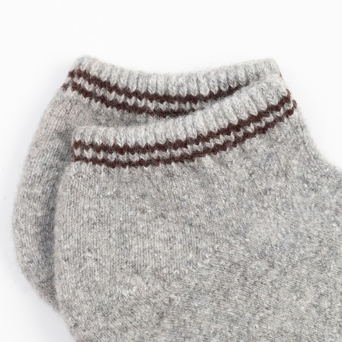 Носки женские из шерсти яка 01112 цвет серый, р-р 23 (35-36)