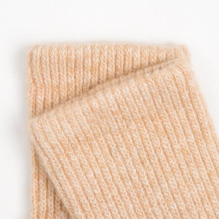 Носки детские из шерсти верблюда 02102 цвет бежевый, р-р 18-20 см (5)