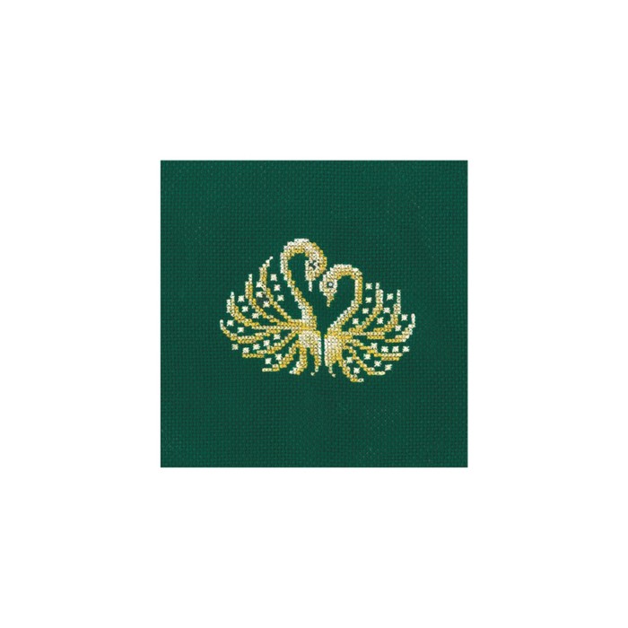 Набор для вышивания "Золотые украшенияЛебеди"