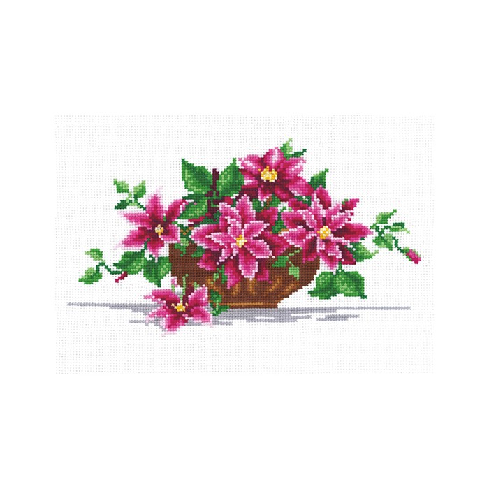 Набор для вышивания "Клематисы"