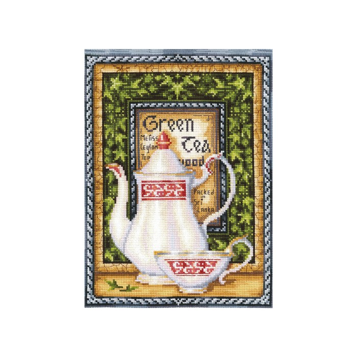 Набор для вышивания "Коллекция чая Грин Мелисса"