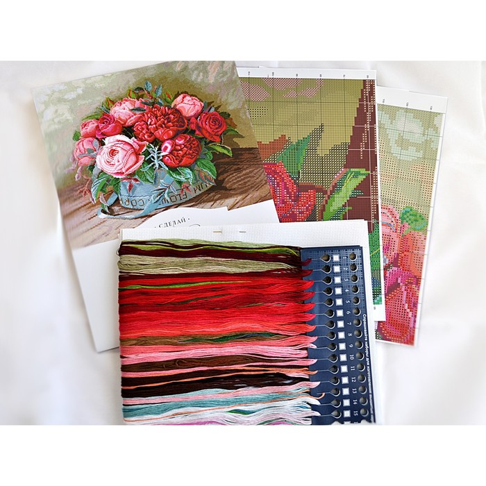 Набор для вышивания "Пионы и Розы"