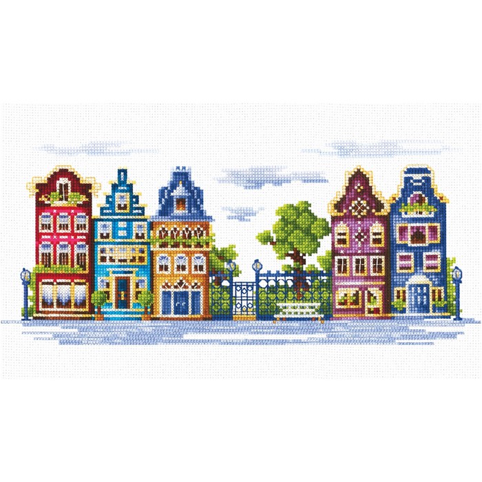 Набор для вышивания "Тихая улочка"