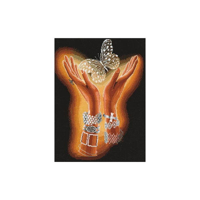 Набор для вышивания "Хрустальная бабочка"