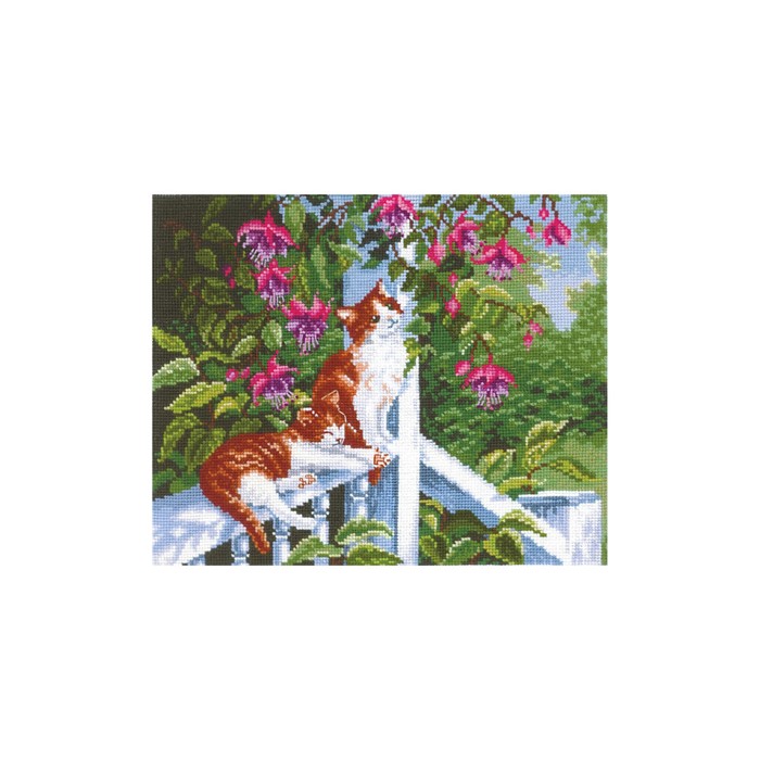 Набор для вышивания "Цветущие фуксии"