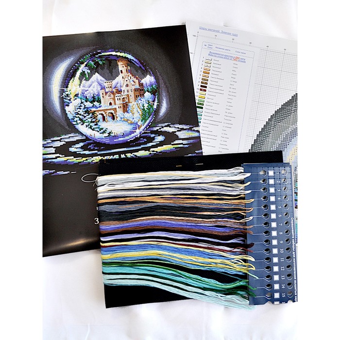 Набор для вышивания "Шары желанийЗимнее чудо"