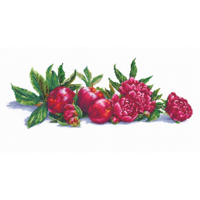 Набор для вышивания "Яблоки и пионы"