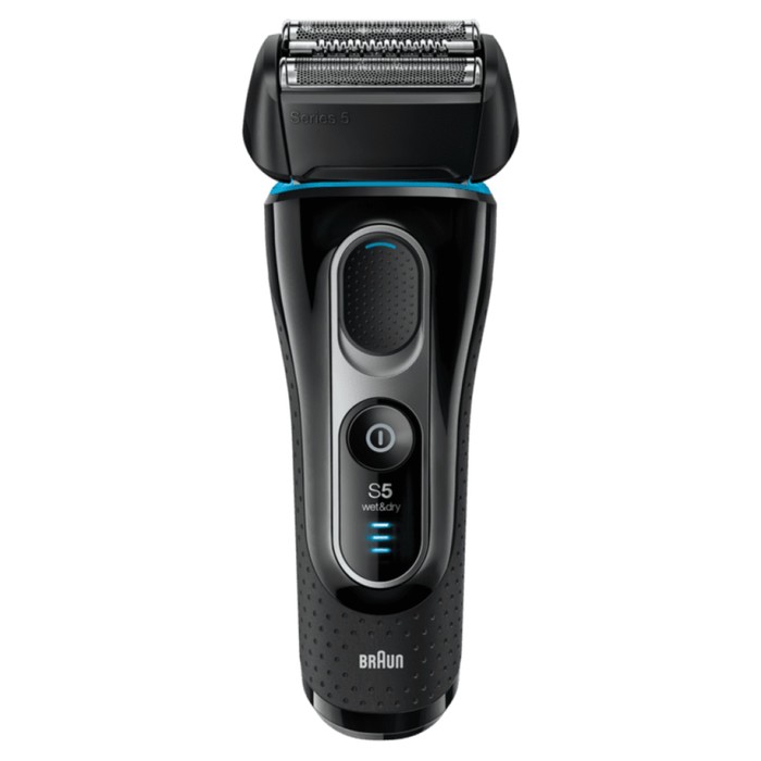 Электробритва Braun 5147s Wet&Dry, сухое/влажное бритьё, масло, щёточка, чёрная