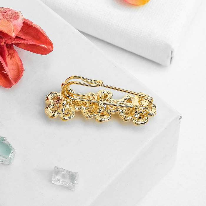 Брошь "Трио", форма МИКС, цвет МИКС