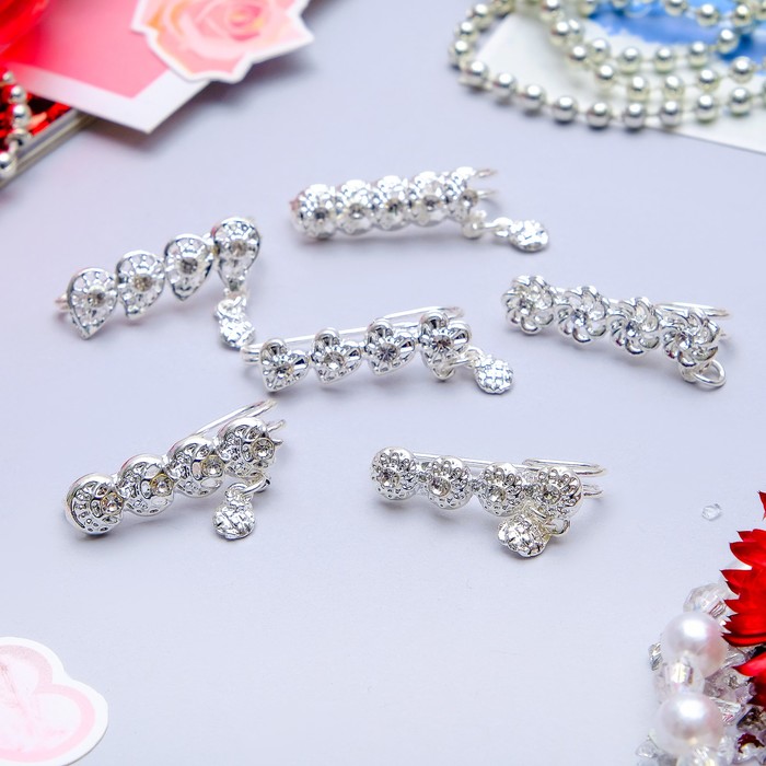 Булавка "Квартет", форма МИКС, цвет МИКС