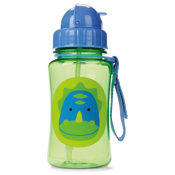 Поильник детский «Динозавр» с трубочкой, 350 мл