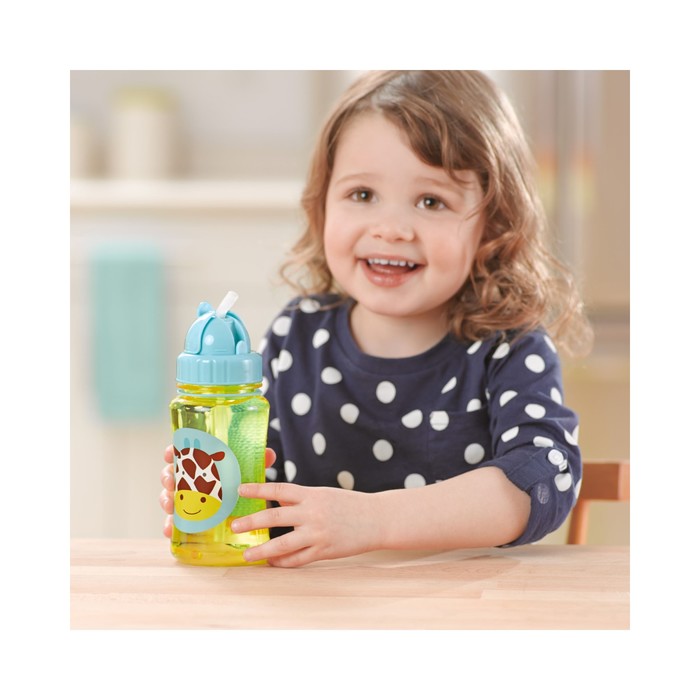 Поильник детский «Жираф» с трубочкой, 350 мл