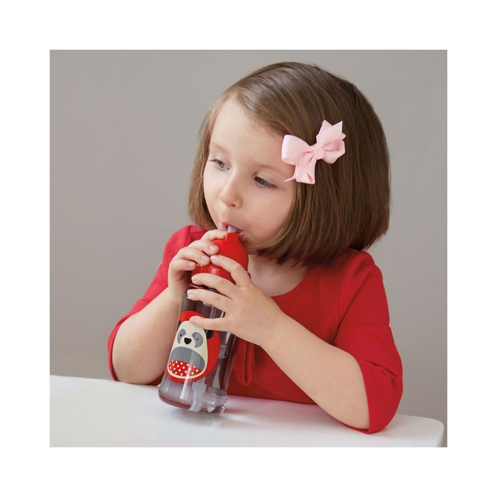 Поильник детский «Панда» с трубочкой, 350 мл