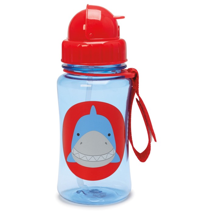 Поильник детский «Акула» с трубочкой, 350 мл