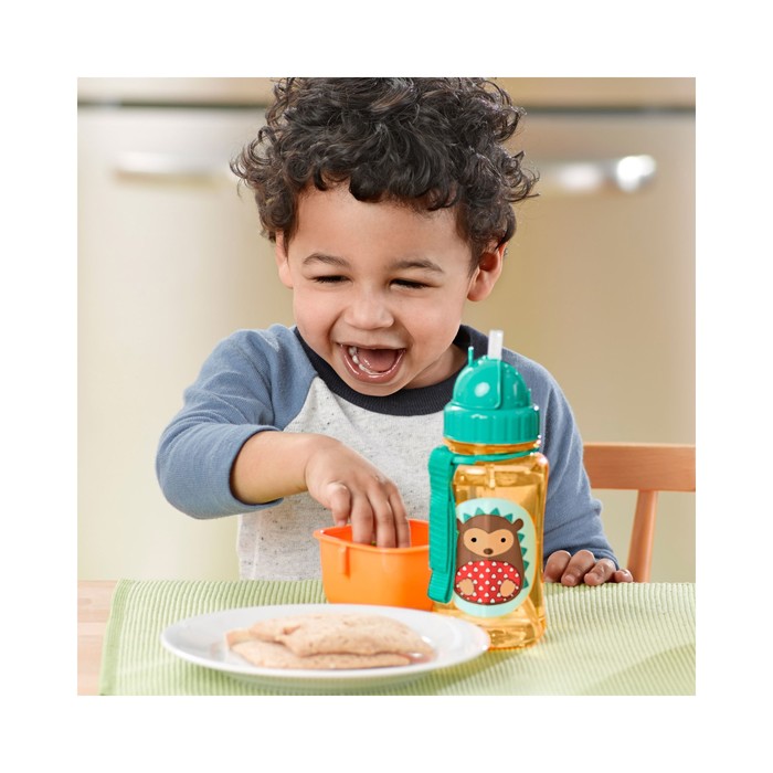 Поильник детский «Ёжик» с трубочкой, 350 мл