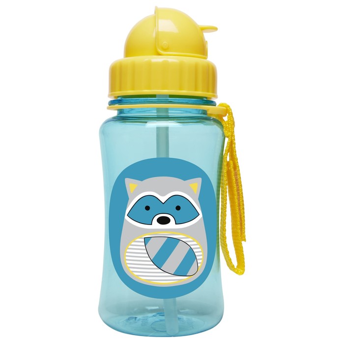 Поильник детский «Енот» с трубочкой, 350 мл