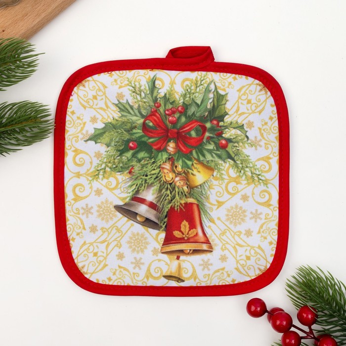 Прихватка "Доляна" Классика Игрушки 17х17см,35% х/л,65% п/э,ватин 250г/м2