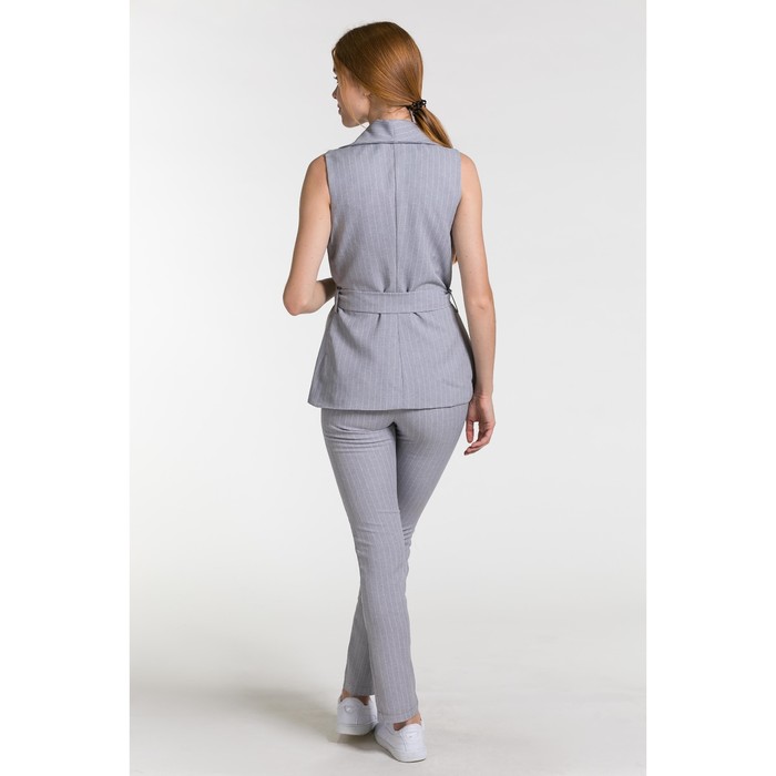 Костюм женский (жилет, брюки) 01 цвет серый, р-р 42